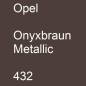 Preview: Opel, Onyxbraun Metallic, 432.